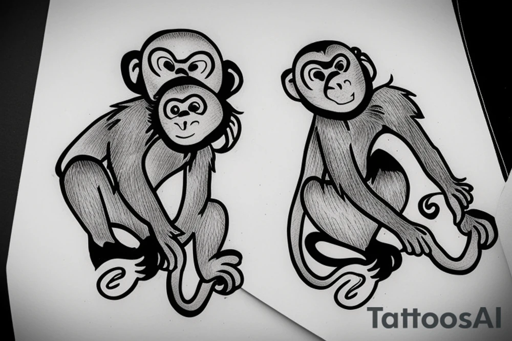 monkey bomb tattoo idea