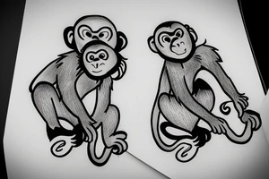 monkey bomb tattoo idea