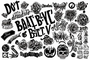I don't believe it's bad tattoo idea