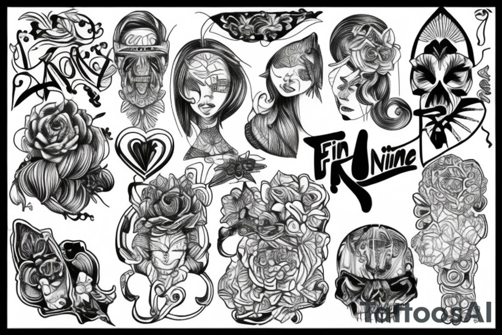 Fineline tattoo idea
