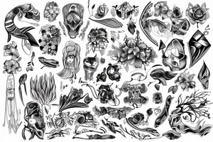 Fineline tattoo idea