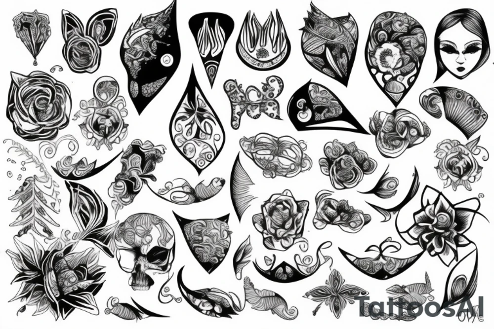 Fineline tattoo idea