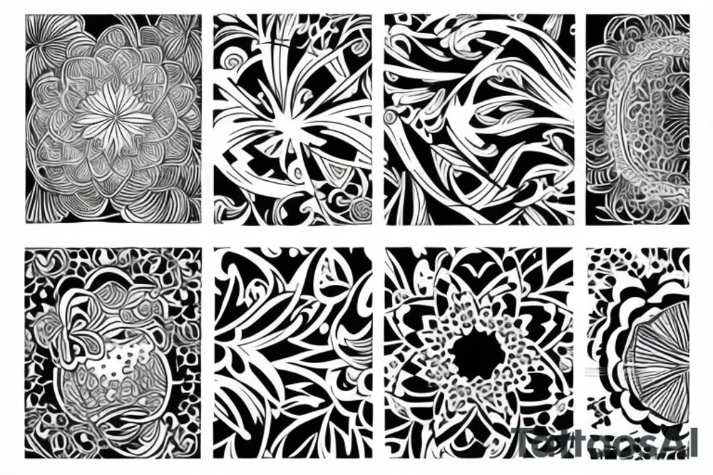 flower tattoo idea