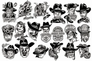 A cowboy tattoo idea