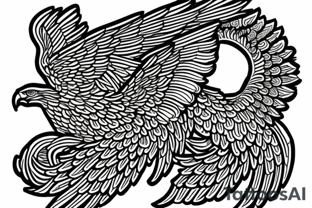 Byzantine eagle tattoo idea