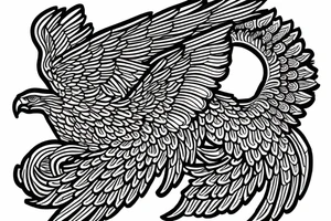 Byzantine eagle tattoo idea