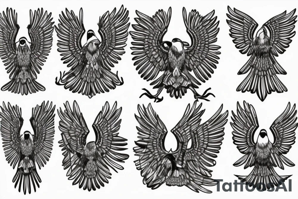 Byzantine eagle tattoo idea