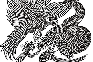 Byzantine eagle tattoo idea