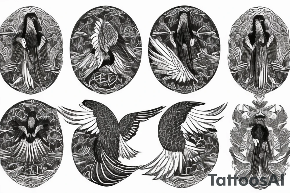 Byzantine eagle tattoo idea