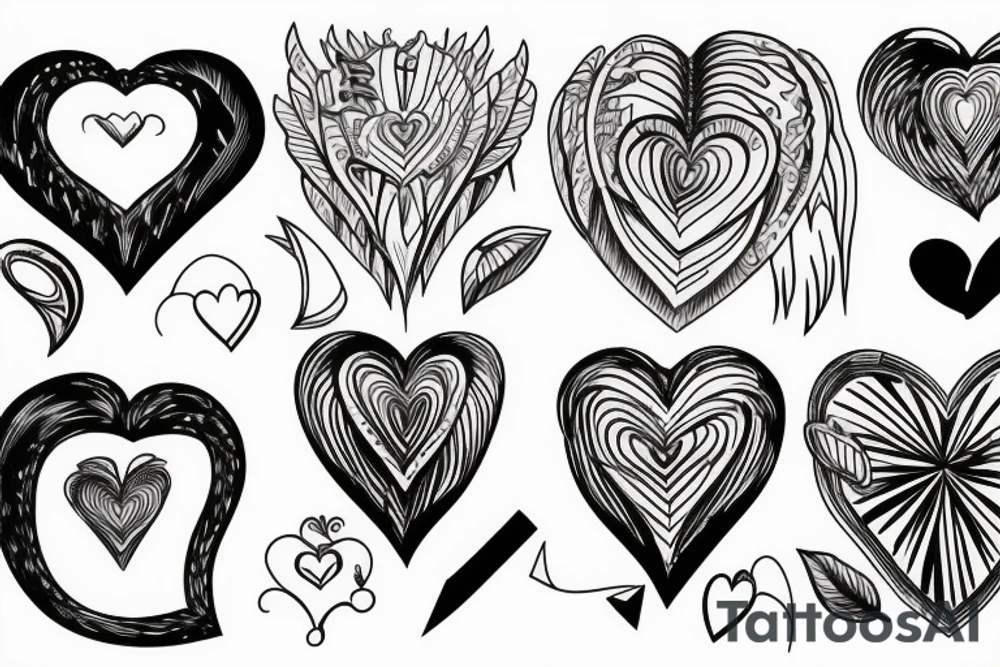 Heart tattoo idea