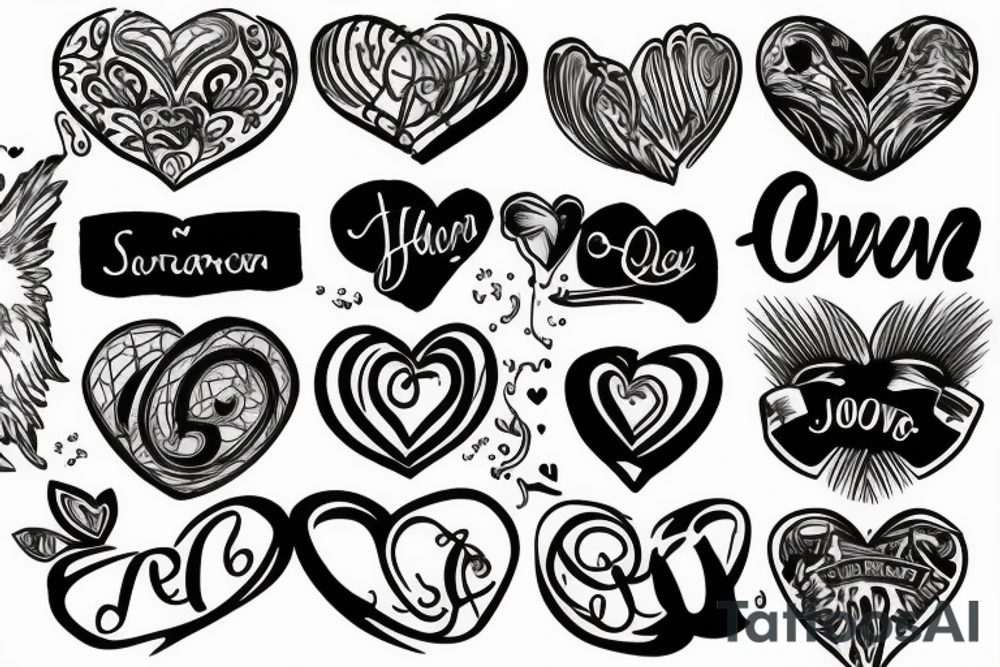 Heart tattoo idea