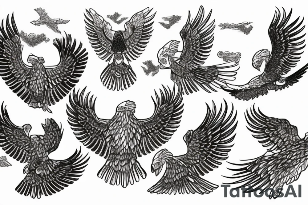 byzantine eagle tattoo idea
