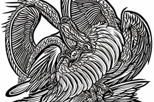 byzantine eagle tattoo idea