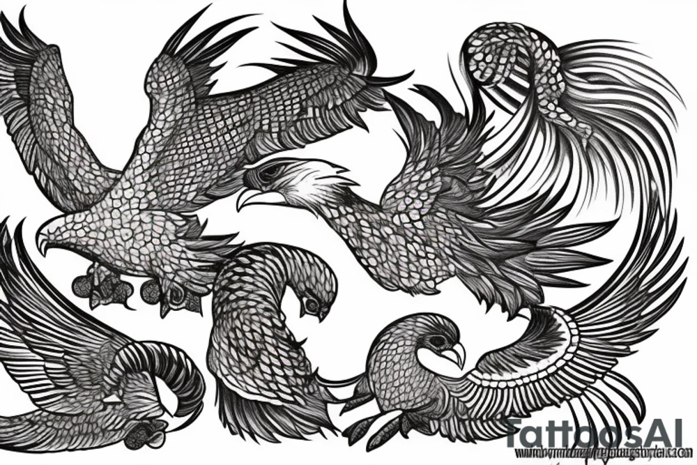 byzantine eagle tattoo idea