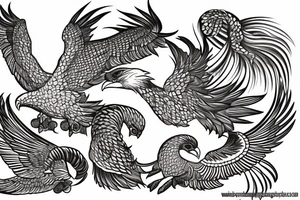 byzantine eagle tattoo idea
