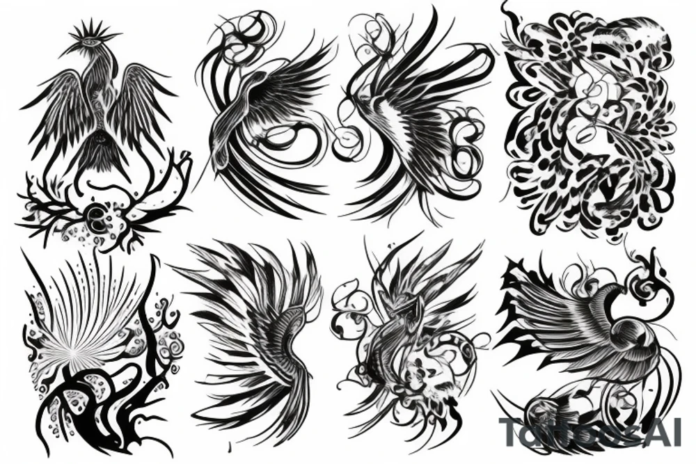 Phoenix tattoo idea