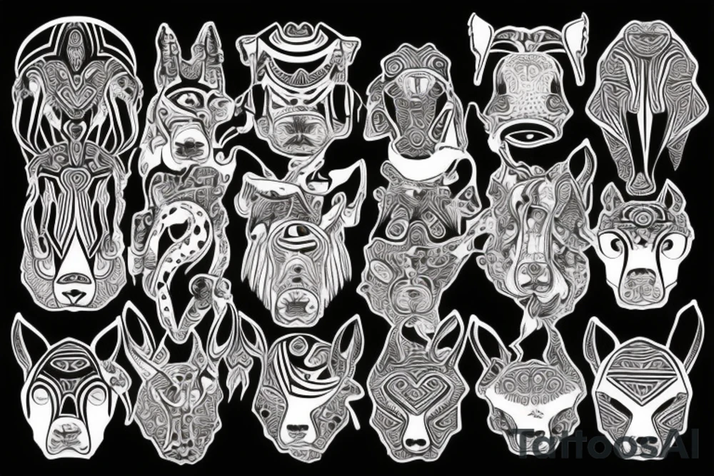good meets the humane in a singularity tattoo idea