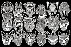 good meets the humane in a singularity tattoo idea