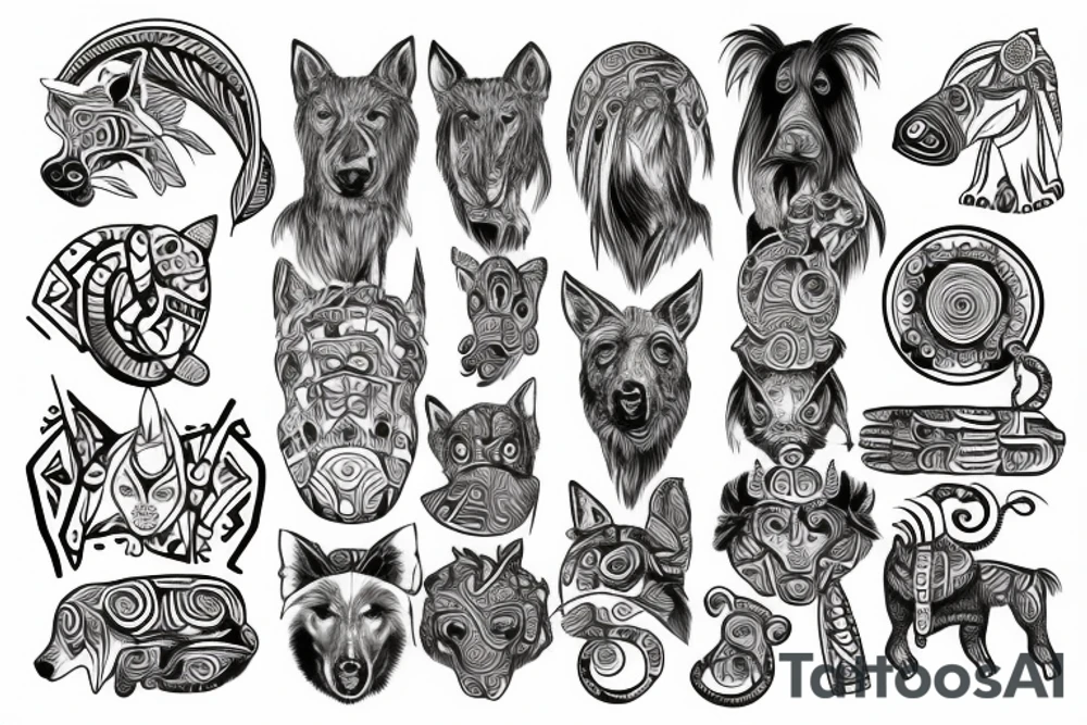 good meets the humane in a singularity tattoo idea
