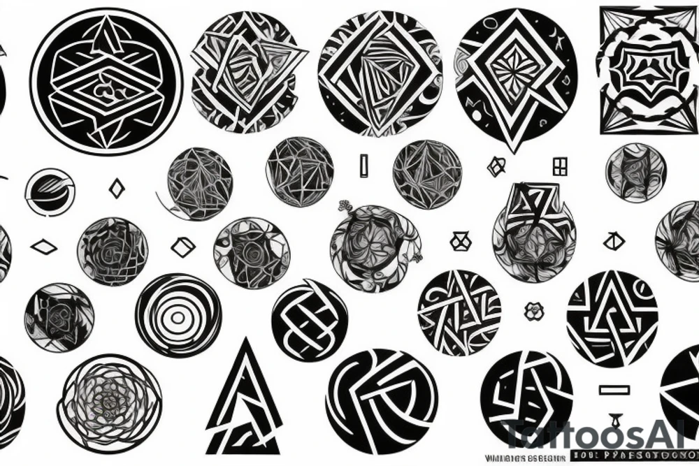 Alpha omega and uroboros tattoo idea