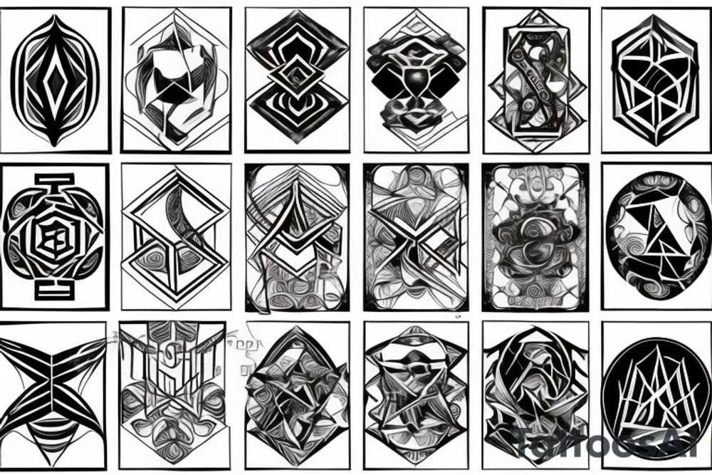 Alpha omega and eternity tattoo idea