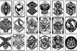 Alpha omega and eternity tattoo idea