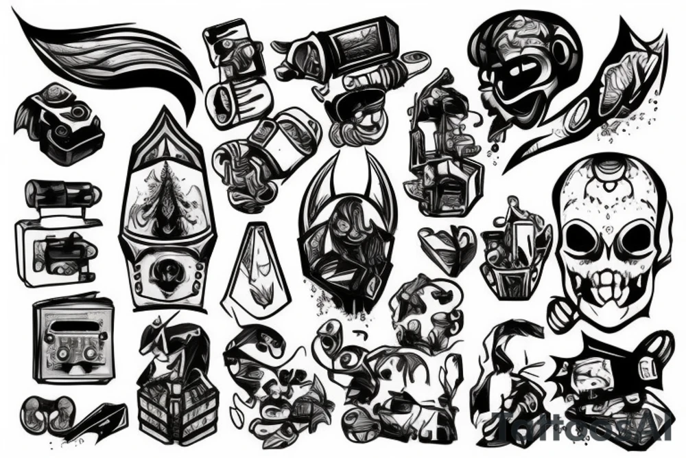 Videogames tattoo idea