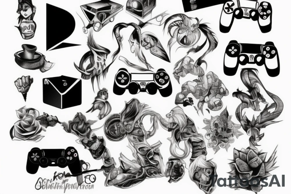 Playstation tattoo idea