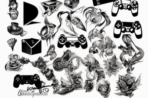 Playstation tattoo idea