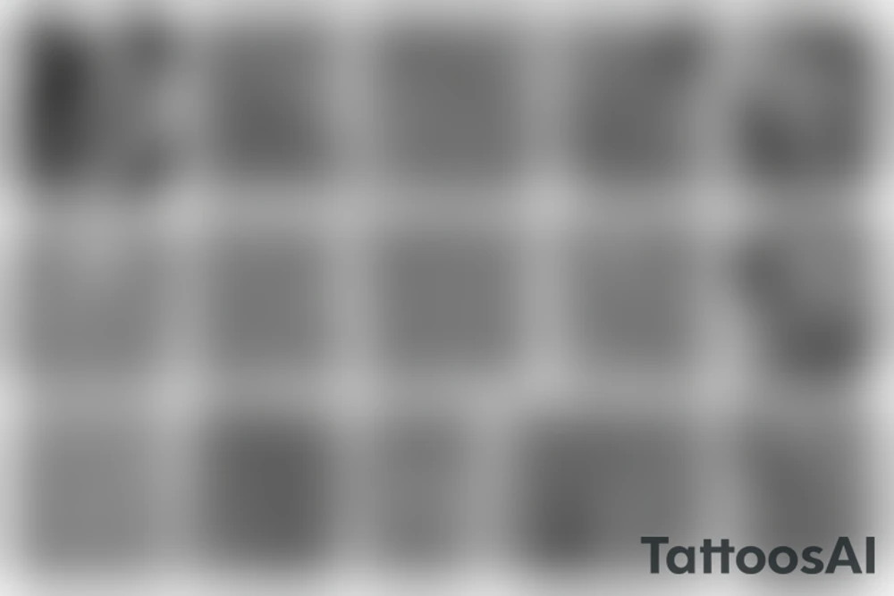 Lines swirl tattoo idea