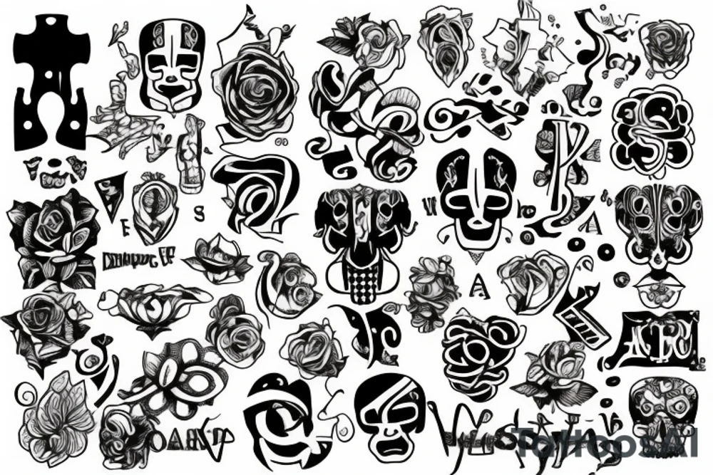 Jigsaw pieces tattoo idea