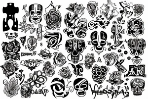 Jigsaw pieces tattoo idea