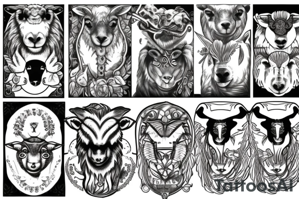 sheep in wolf's clothing tattoo idea