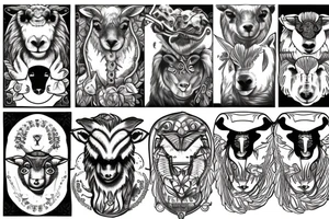 sheep in wolf's clothing tattoo idea