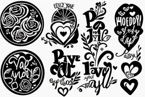 Everyvday the passes i love you more tattoo idea