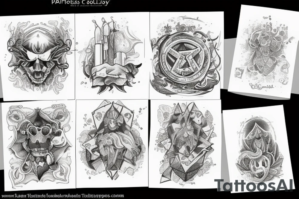 text saying "Tales of Alchemy" tattoo idea