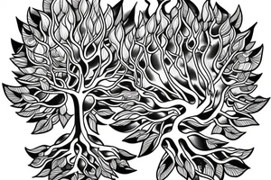 Bodhi tree tattoo idea