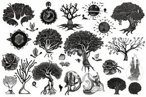 Bodhi tree tattoo idea