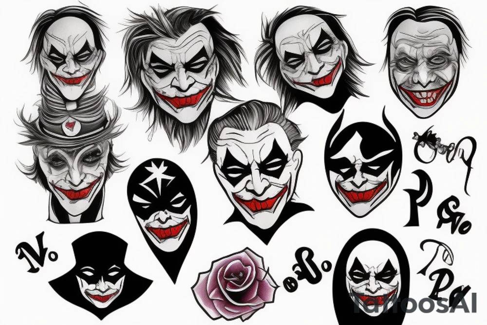Joker sleeve tattoo idea