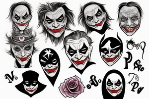 Joker sleeve tattoo idea
