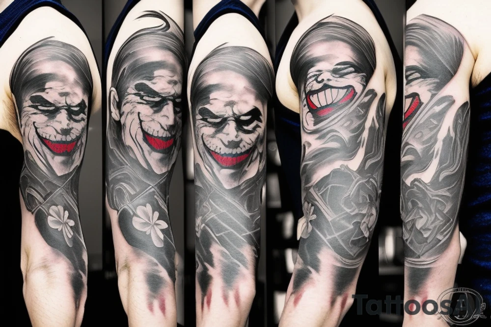 Joker sleeve tattoo idea