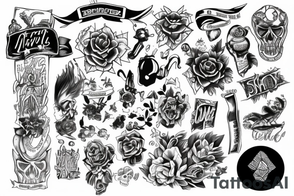 never stop exploring tattoo idea