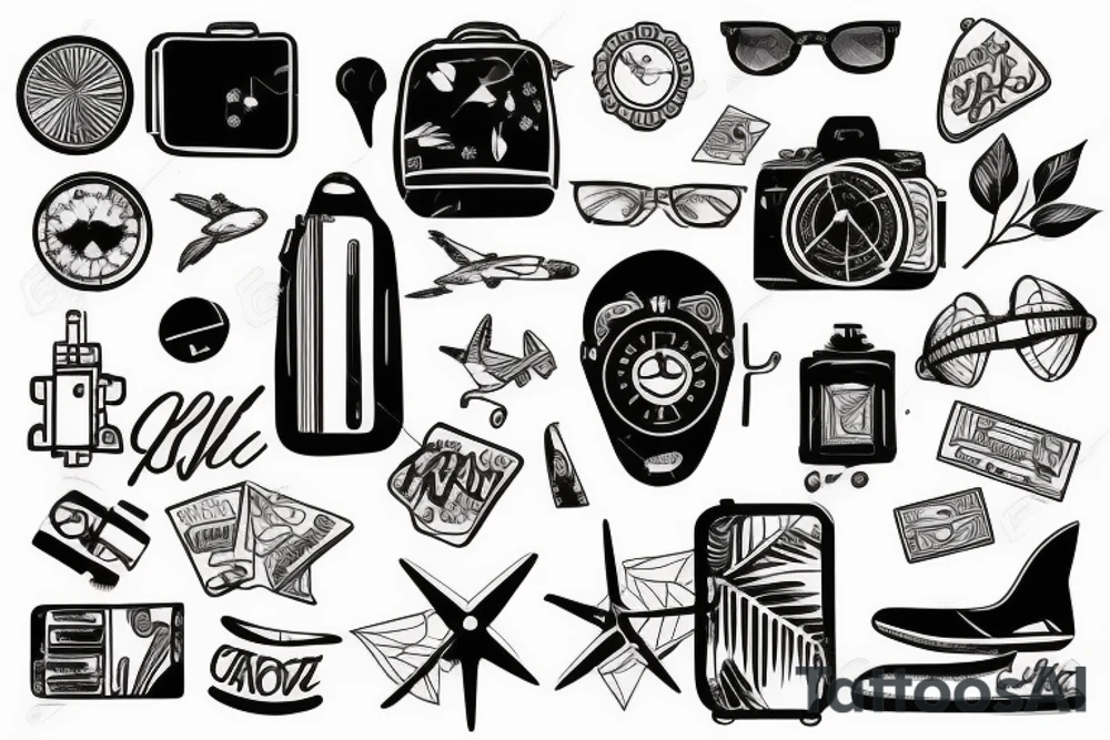travel tattoo idea