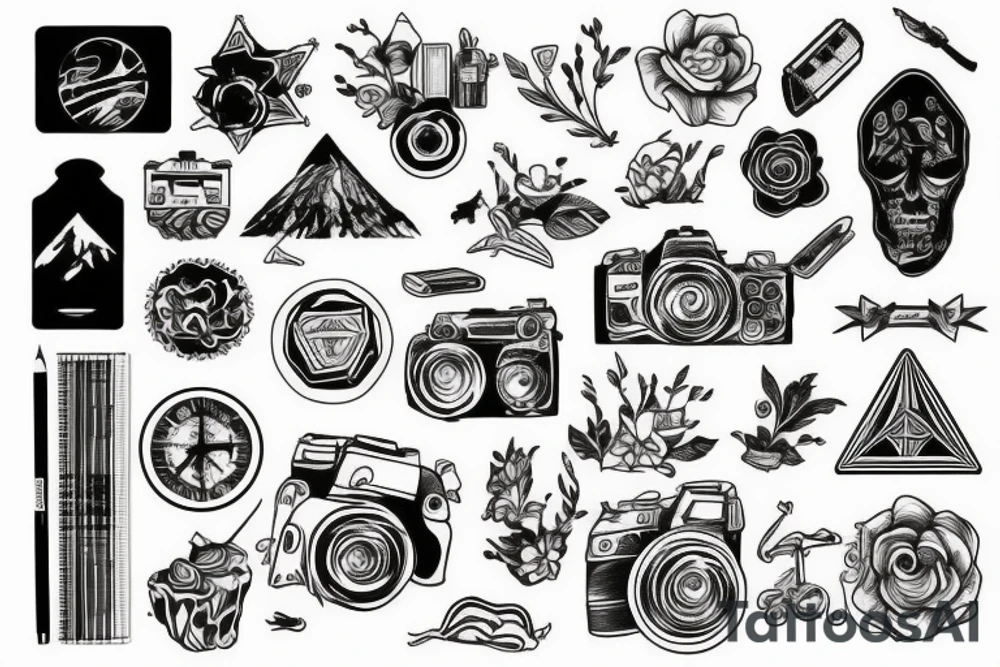 travel tattoo idea