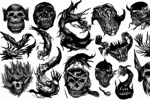 Monster scars tattoo idea