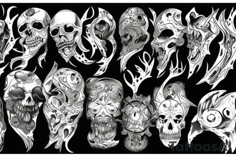 Monster scars tattoo idea
