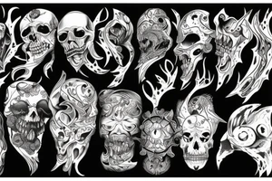 Monster scars tattoo idea