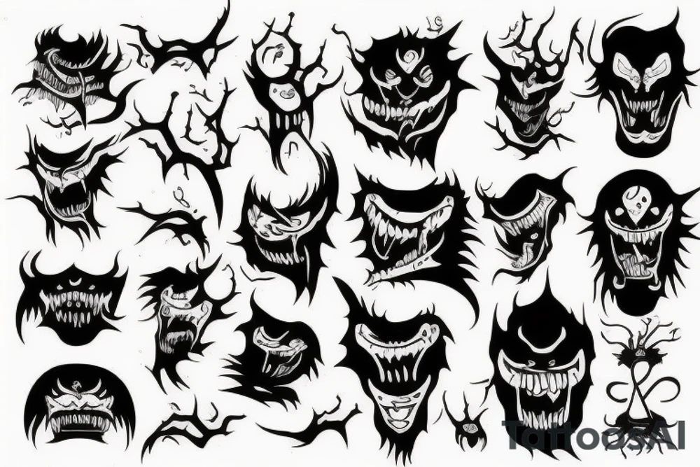 Monster scars tattoo idea