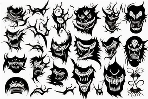 Monster scars tattoo idea