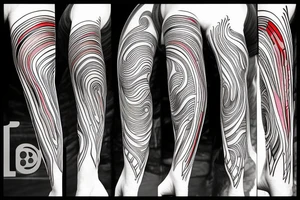 COLOR, LINES,ABSTRACT tattoo idea